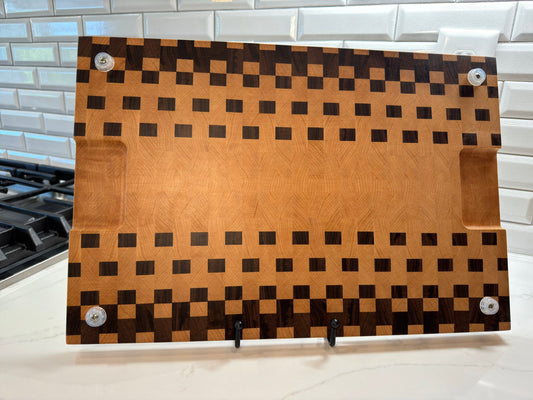 Walnut and Maple - End Grain Cutting Board