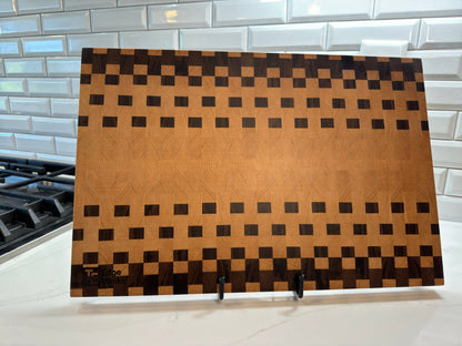 Walnut and Maple - End Grain Cutting Board