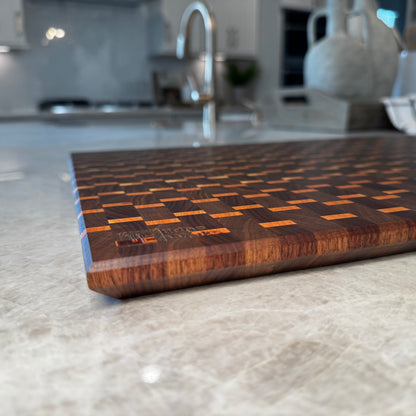 Walnut, Cherry - End Grain Cutting Board